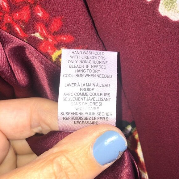 DR2 Floral Lightweight Open Front Blazer Size Petite Small - Picture 10 of 16